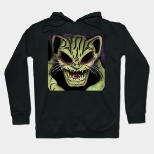 Fang Crazy Cat Hoodie